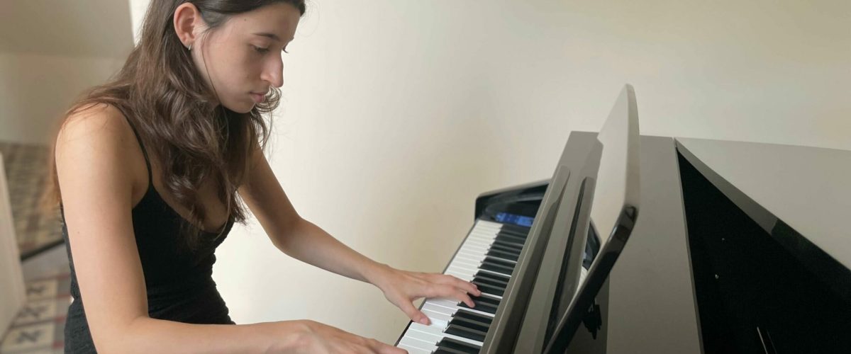 studio de répétition de piano de l'association Opus 58 à Pouilly-sur-Loire