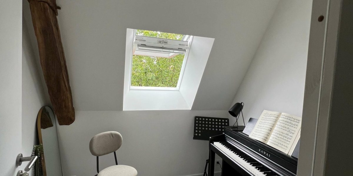 studio de répétition de piano de l'association Opus 58 à Pouilly-sur-Loire